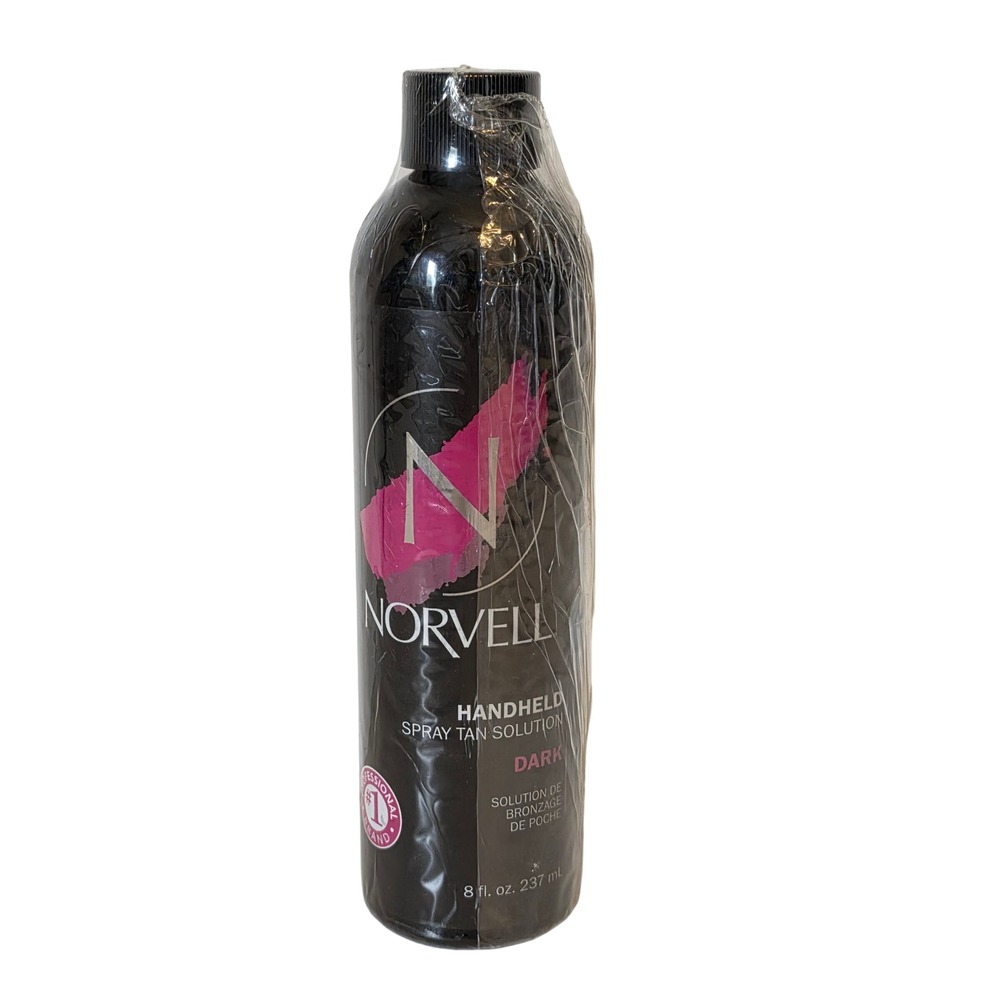 New Sealed Norvell Handheld Spray Tan Solution Dark 8 oz Expired 2/2024